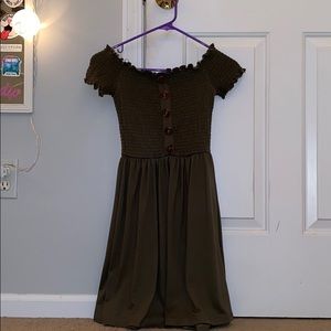 cute off the shoulder dress